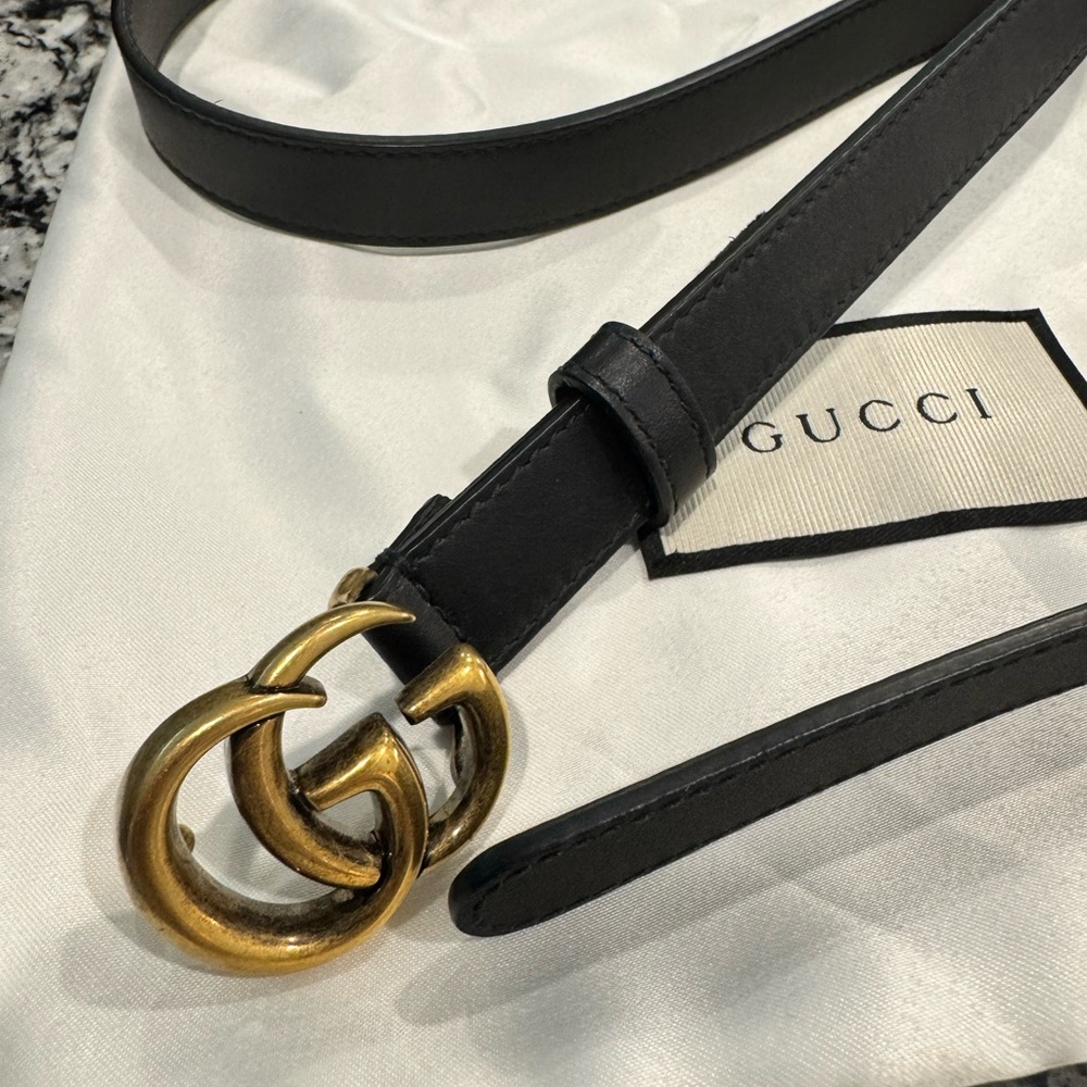Gucci GG Marmont Thin Belt